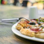 pepperoni pizza on plate