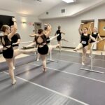 Ballet students practice for the Dance WV Fall Festival 2025